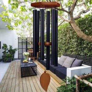 38" Sympathy Wind Chimes for Outside Deep Tone, Memorial Loss of a Loved, Large Wind Chimes with 6 Thicken Tubes & Hook, Outdoor Souvenir Mother, Garden Decor
